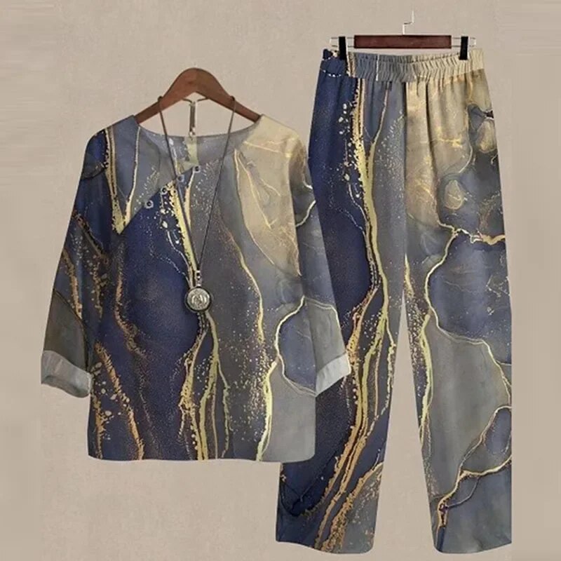 Venice | Contemporary Top & Pants Set