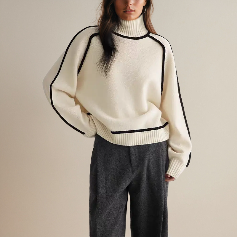 Hildegard | Trendy Knit Sweater