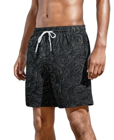 Hayden | Printed Drawstring Swim Shorts