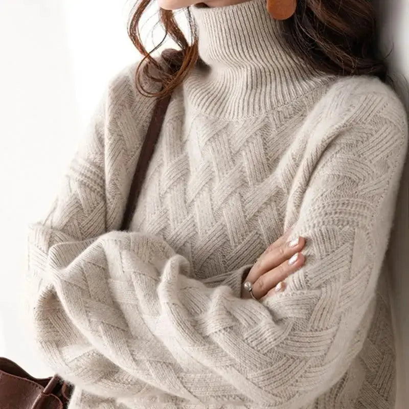 Isabella | Luxe Cashmere Turtleneck Sweater