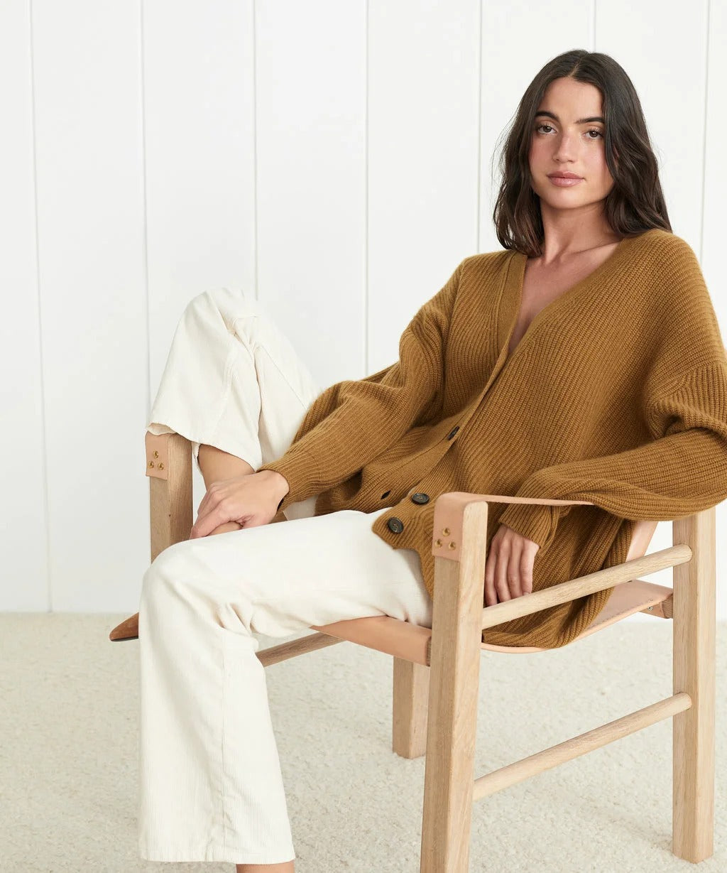 Odelia | V‑Neck Buttoned Cardigan