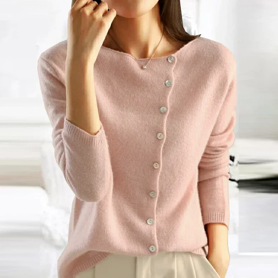 Denis | Warm Women's Buttoned Cardigan