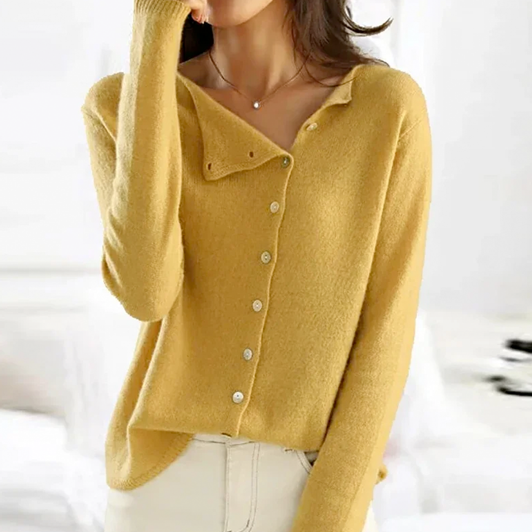 Denis | Warm Women's Buttoned Cardigan