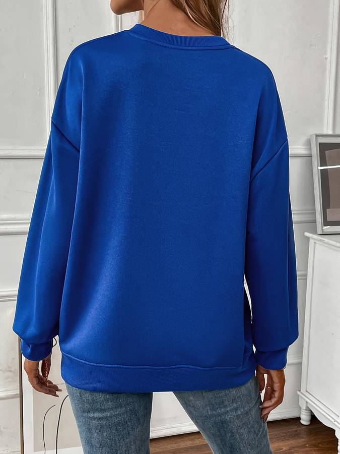 Callie | Women Teddy Bear Knit Sweatshirt