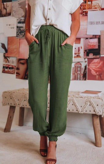 Noémie | Relaxed Drawstring Trousers
