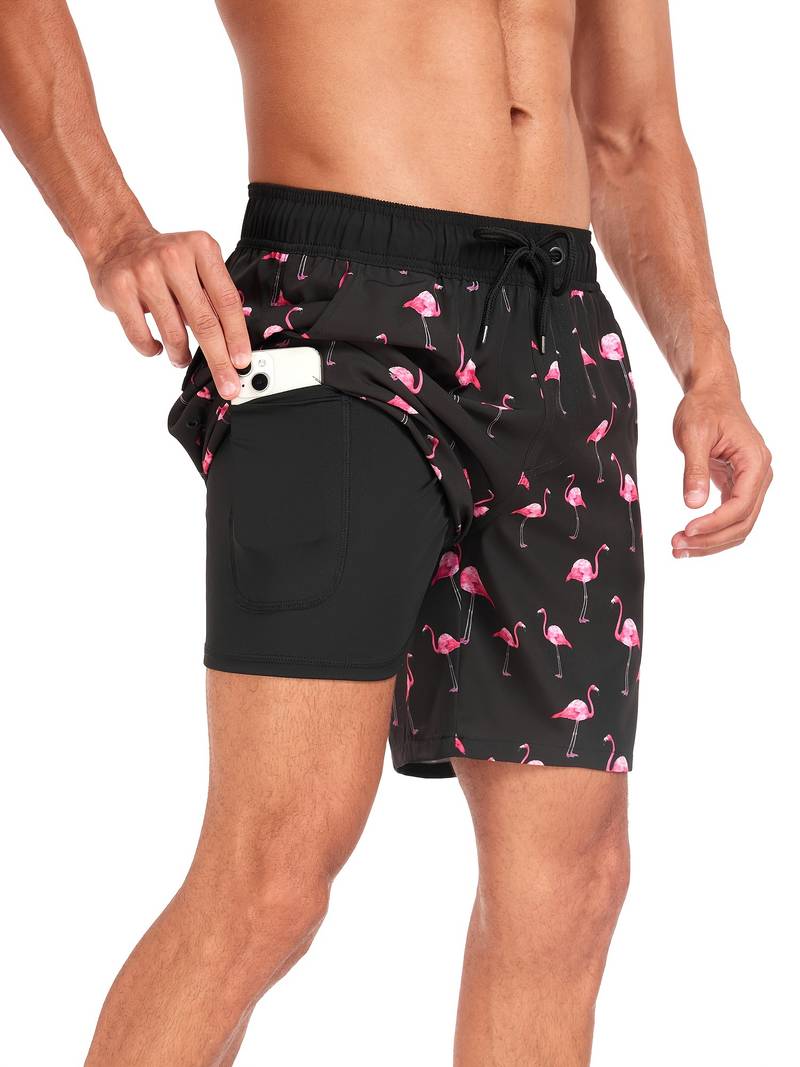 Troy | Printed Beach Shorts