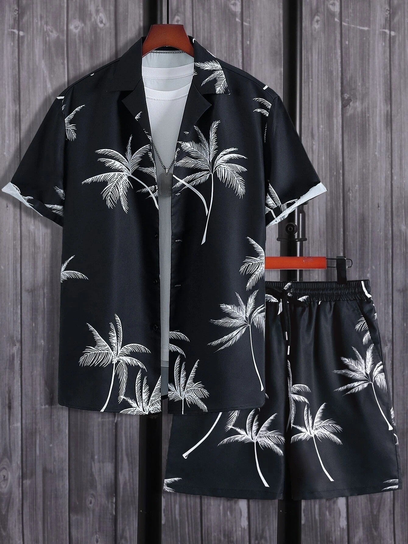 Liam | Tropical Print Two-Piece Summer Outfit Set