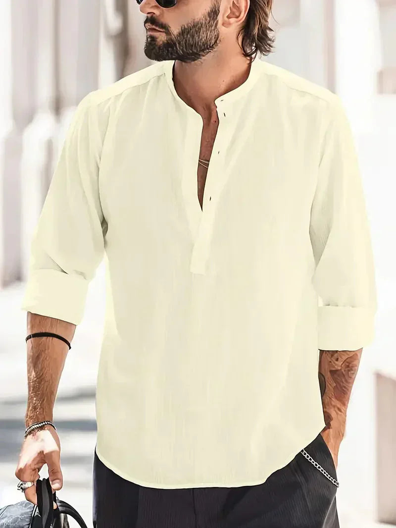 Maverick | Long Sleeve Button-Up Shirt