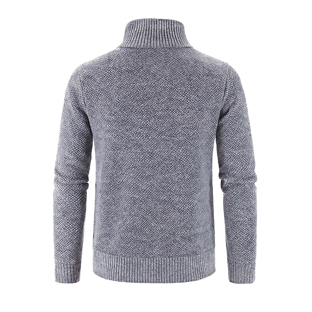 Harvey | Classic Zip-Up Knitted Cardigan for Men
