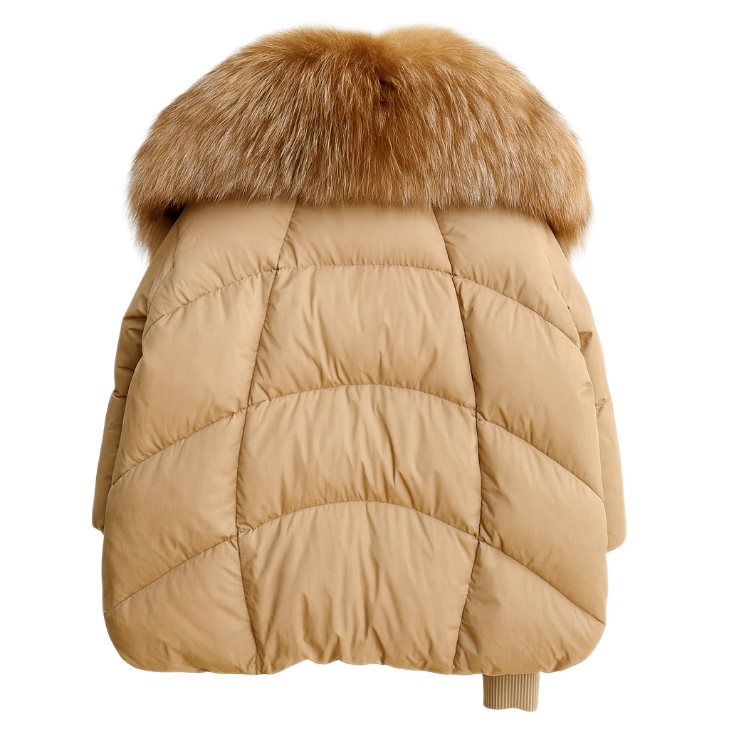 Aurora | Down Fur Puffer Jacket — Luxe Warmth Meets Winter Chic