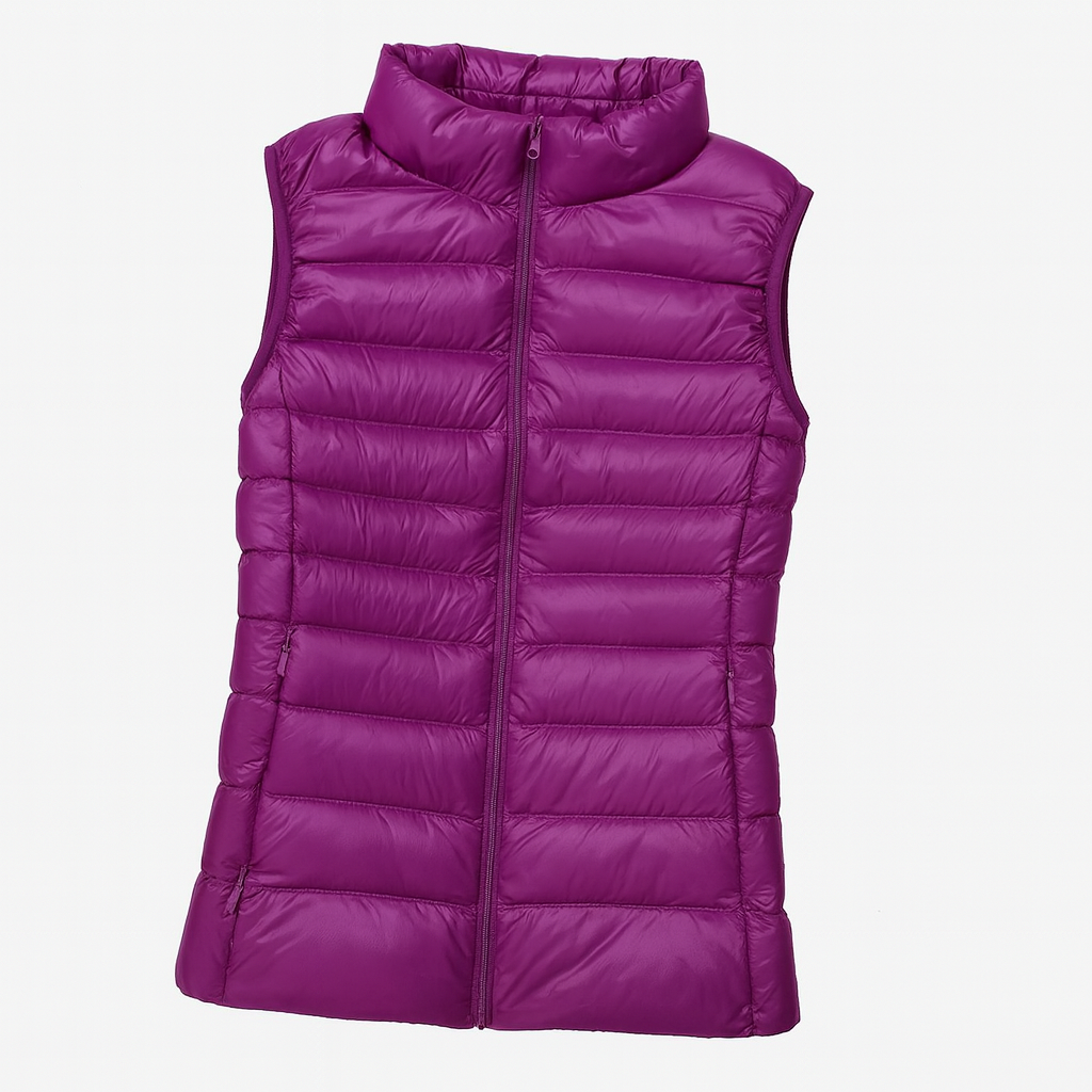 Elena | Ultralight Women Down Vest — Stylish Comfort