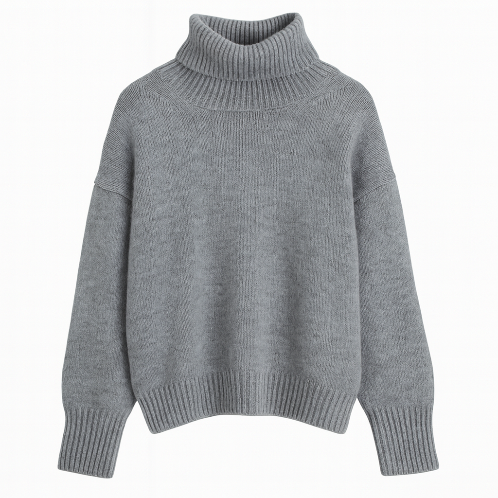 Cristina | Women Loose Turtleneck Knit Sweater for Cozy Days