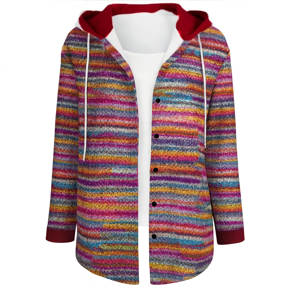 Callista | Modern Plaid Hooded Jacket for Women