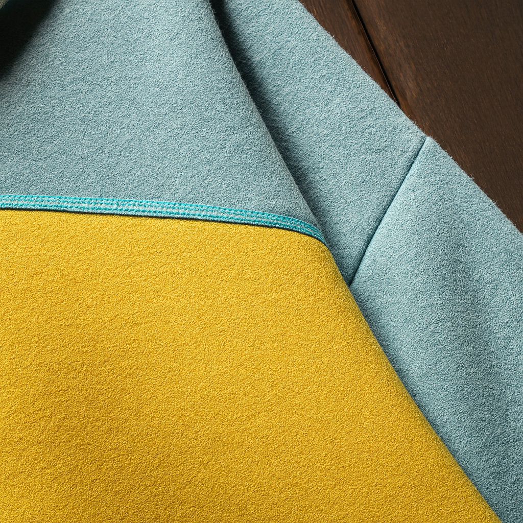 Kai | Oversized Cotton Hoodie with Patchwork Detail