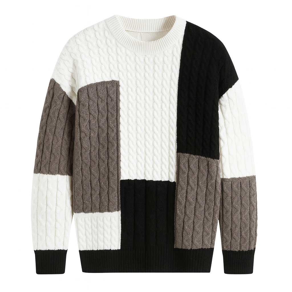 Arlo | Men Color Block Knit Sweater