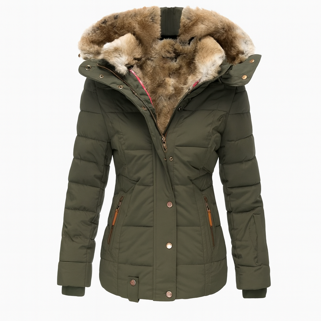 Aurora | Slim Fit Women Winter Jacket with Hood