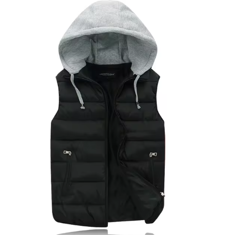 Rakon | Quilted Vest with Drawstring Hood
