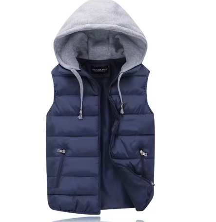 Rakon | Quilted Vest with Drawstring Hood