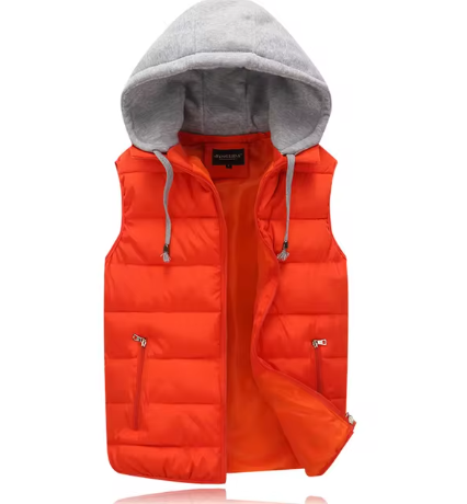Rakon | Quilted Vest with Drawstring Hood