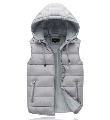 Rakon | Quilted Vest with Drawstring Hood