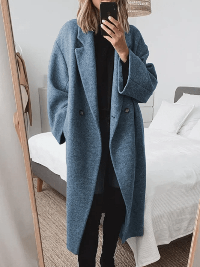 Kelly | Elegant Long Women Winter Coat with Classic Tailored Design