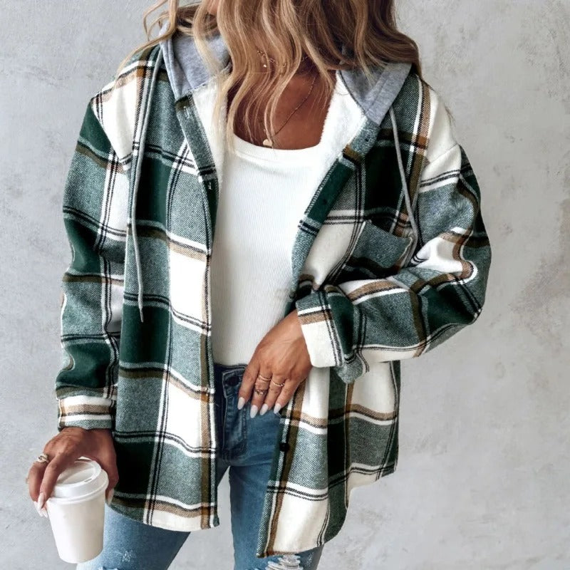 Emily | Autumn Plaid Jacket for Women