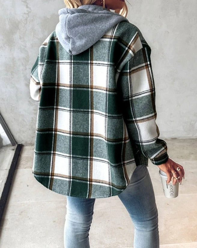 Emily | Autumn Plaid Jacket for Women