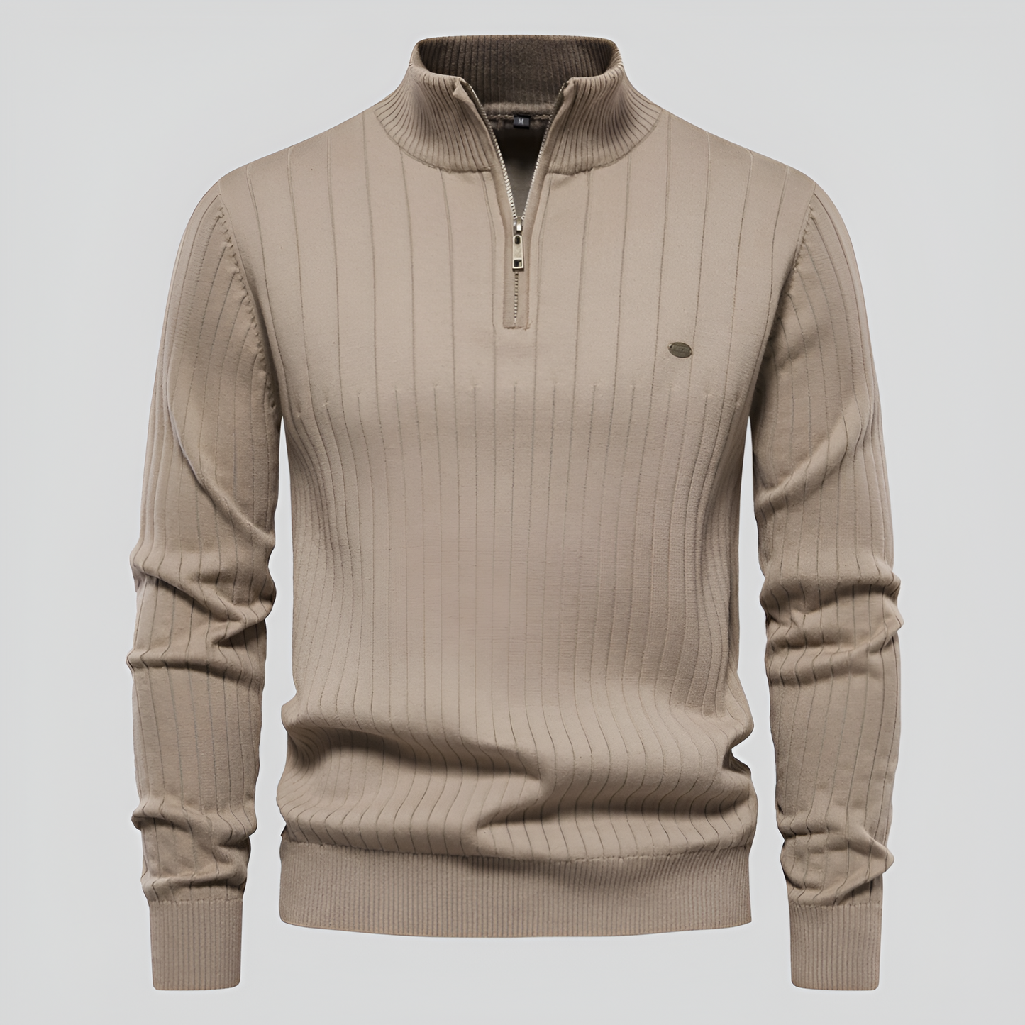 Nigel | Classic Quarter-Zip Sweater