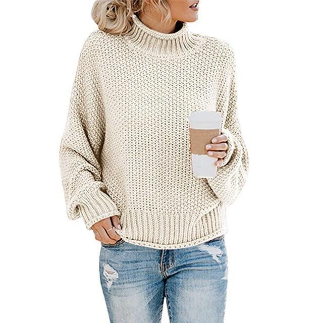 Nora | Comfortable Ribbed Turtleneck Sweater