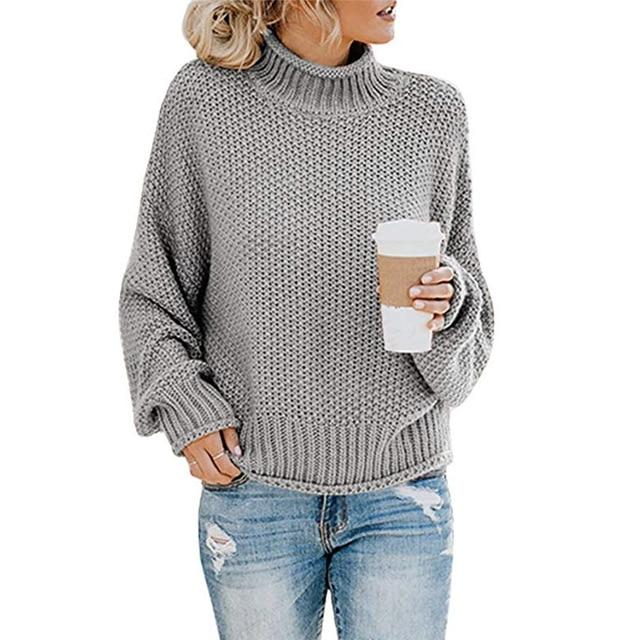 Nora | Comfortable Ribbed Turtleneck Sweater