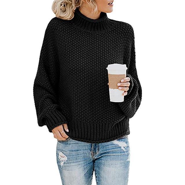 Nora | Comfortable Ribbed Turtleneck Sweater