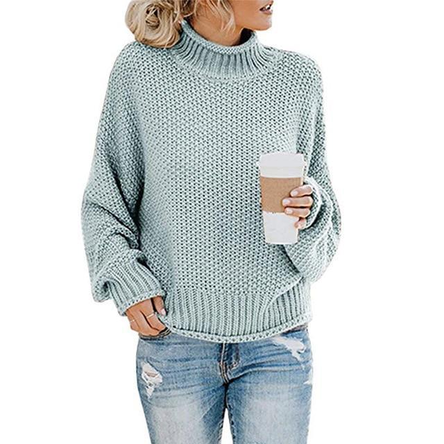 Nora | Comfortable Ribbed Turtleneck Sweater
