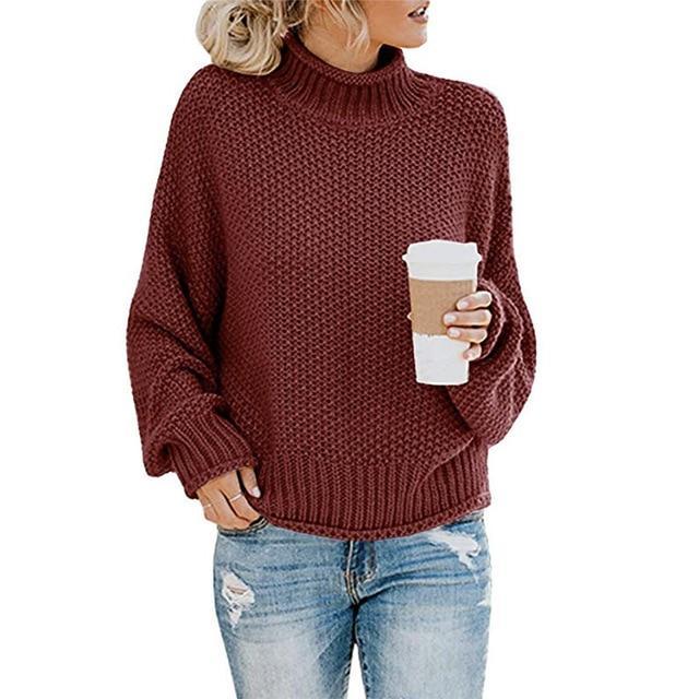 Nora | Comfortable Ribbed Turtleneck Sweater