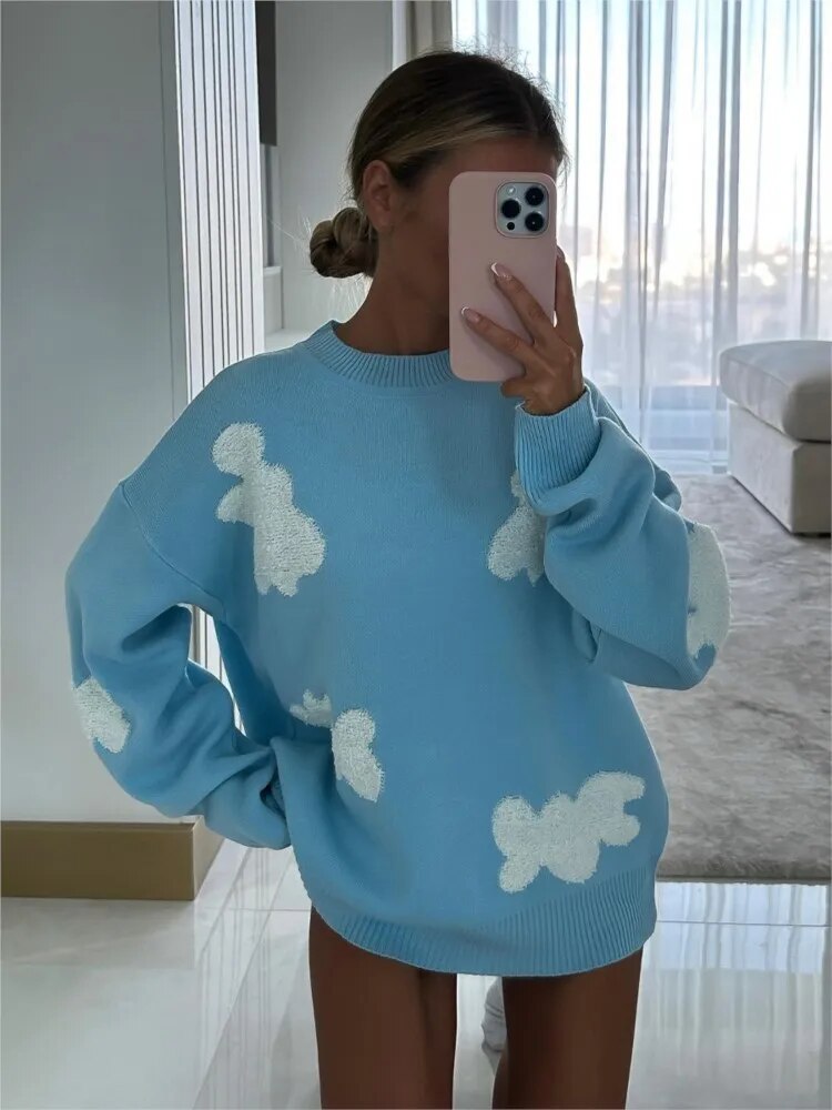 Cleo | Women Embroidered Sweatshirt