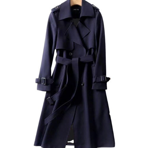 Astra | Stylish Women Trench Coat with Belted Waist and Double-Breasted Design