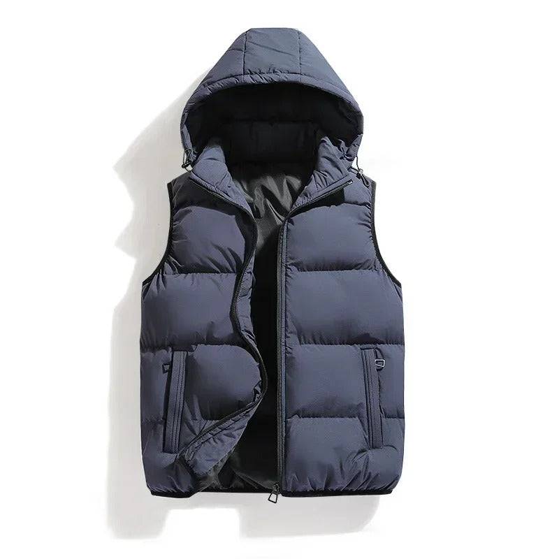 Reid | Quilted Hooded Vest
