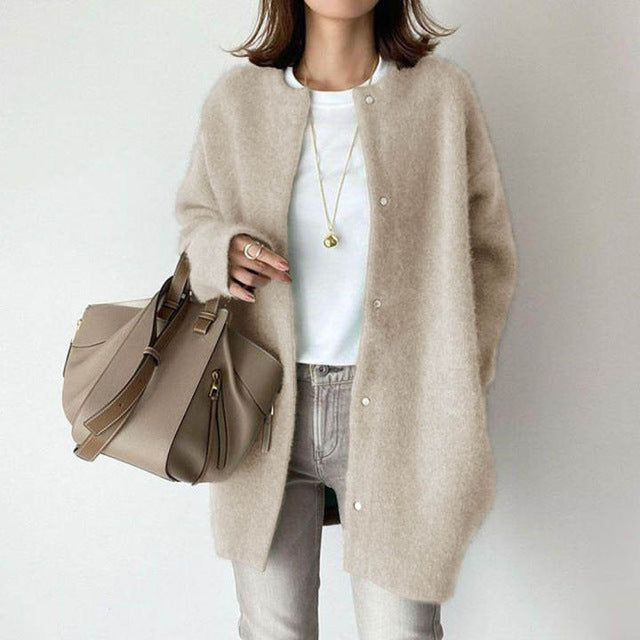 Valentina | Plain Soft Long Cardigan