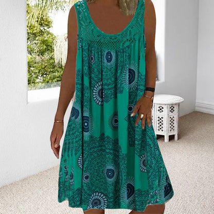 Lola | Summer Sleeveless Dress - Motheero