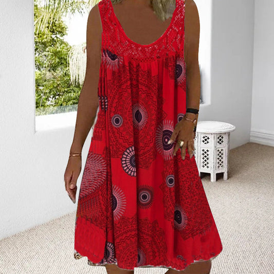 Lola | Summer Sleeveless Dress - Motheero