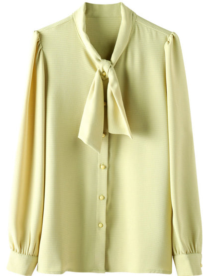 Léa | Women Bow Neck Long Sleeve Blouse