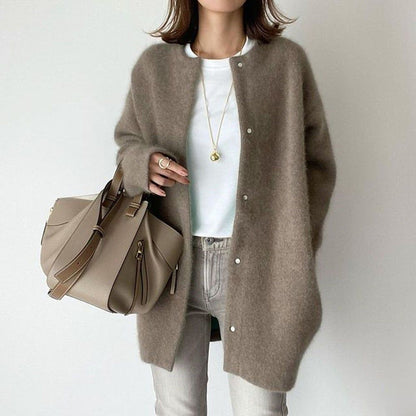 Valentina | Plain Soft Long Cardigan