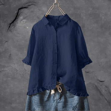 Lea | Elegant Button-Up Shirt - Motheero