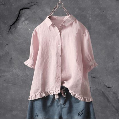 Lea | Elegant Button-Up Shirt - Motheero