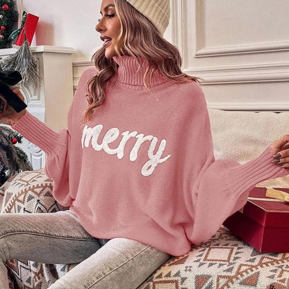 Cora | Women Festive Turtleneck Sweater