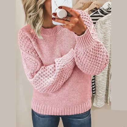 Daisy | Elegant Long‑Sleeve Knit Sweater