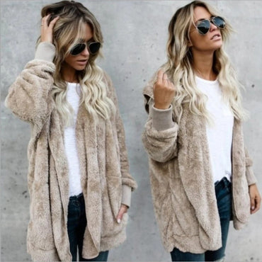 Savannah | Hooded Fleece Cardigan - Motheero
