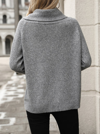 Georgia | Wool Elasticated Turtleneck Sweater