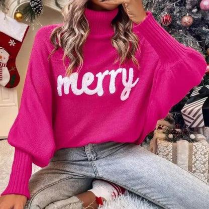Cora | Women Festive Turtleneck Sweater