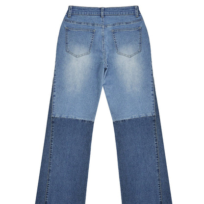 Celeste | Chic Patchwork Denim Jeans