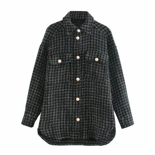 Carmilla | Oversized Plaid Shirt - Motheero